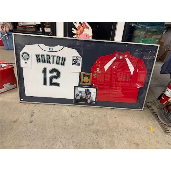 Wayne Norton baseball Canadian Hall of Fame collector items glass cracked