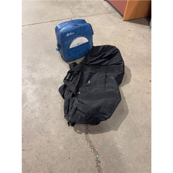 Mountain equipment, co-op Duffel bag and other bag