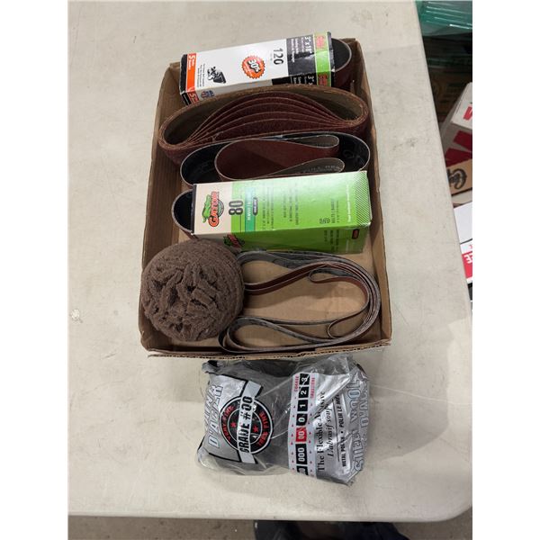 Sandpaper and steel wool