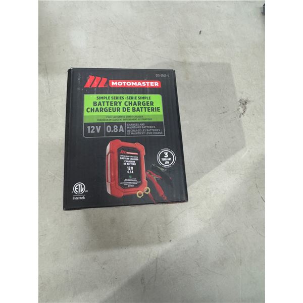 Moto master battery charger