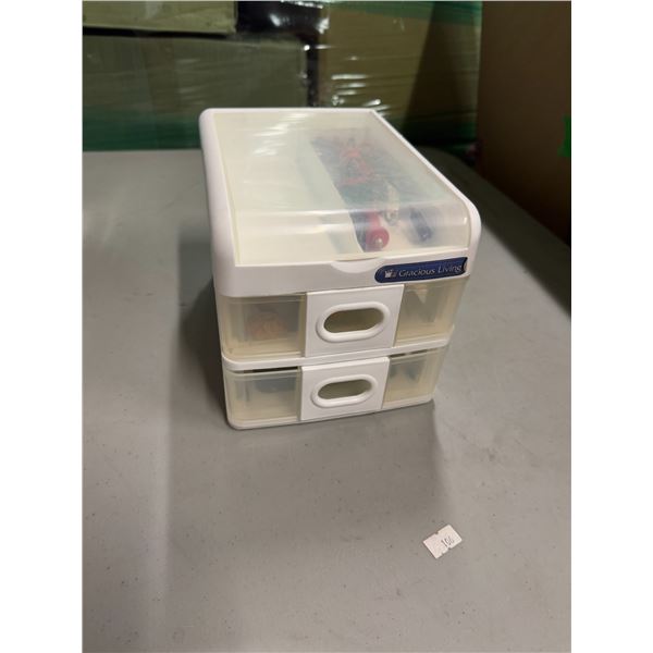 Small storage and contents