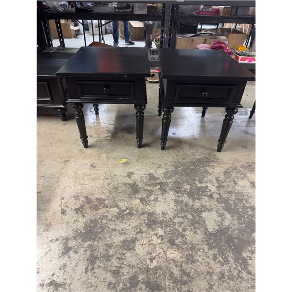 Pair of end tables