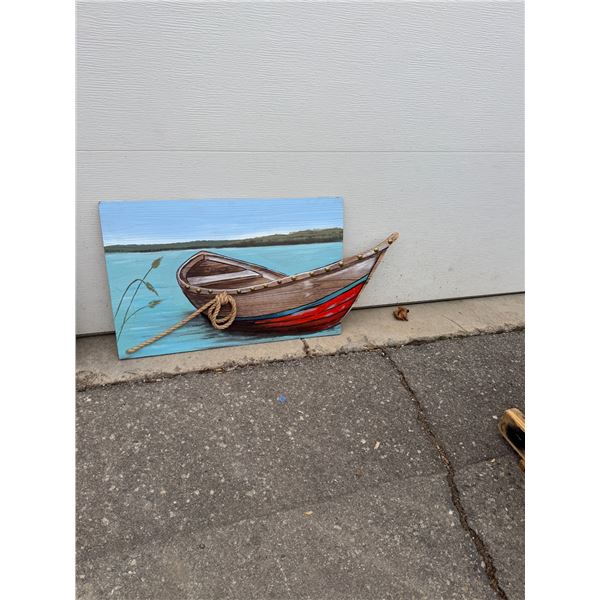 Boat wall hanging