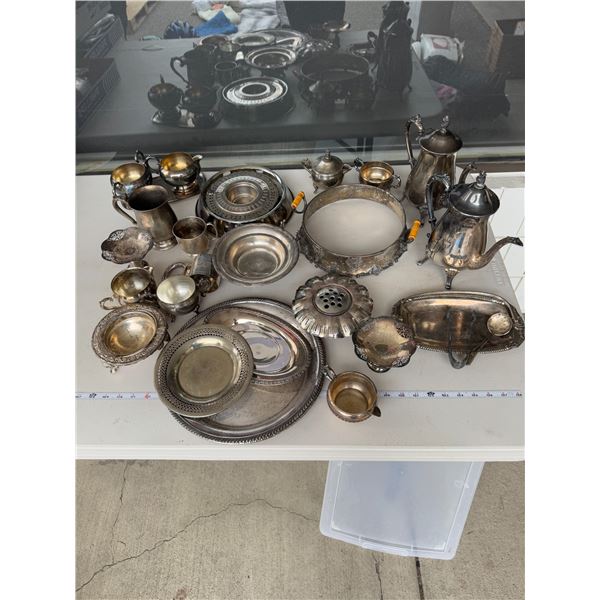 Silver plate items