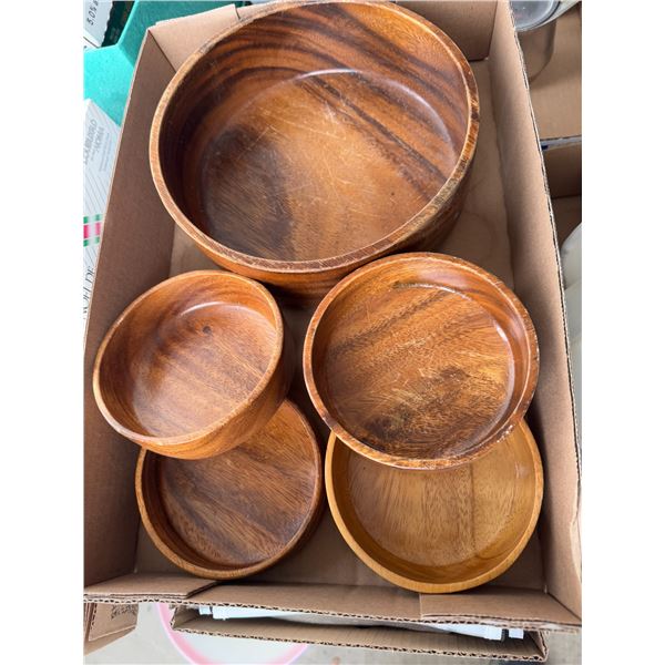 Wood bowls