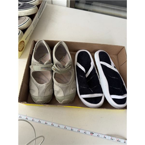 Merrell size 8 and slippers