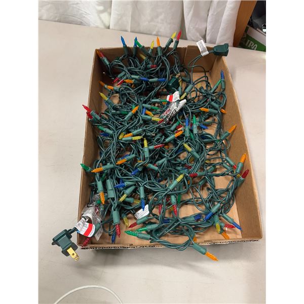 Christmas lights tested working