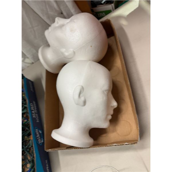 Styrofoam heads