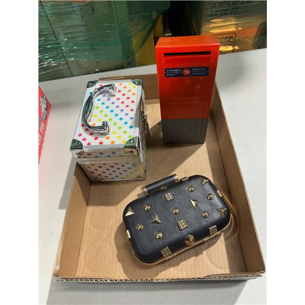 Canada Post, coin, bank, and other storage Containers