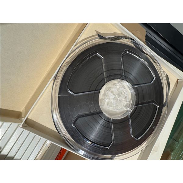 Assorted movie reels and empty reels