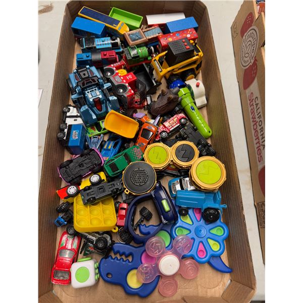 Assorted toy, vehicles, and other