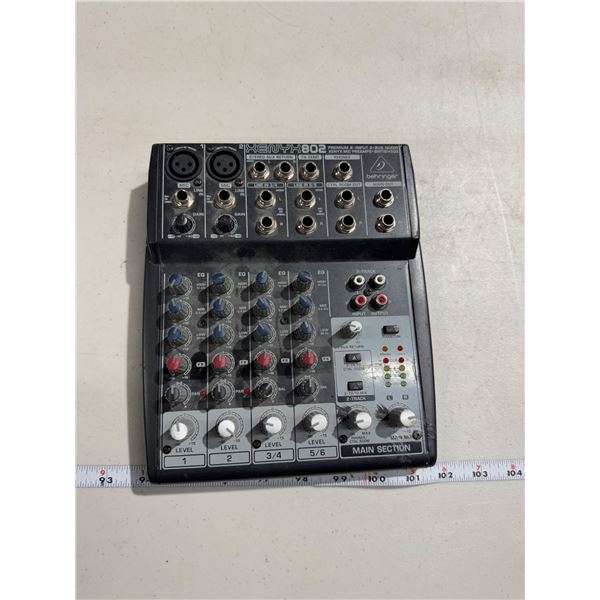Kenyx 802 premium eight – input two – bus mixer
