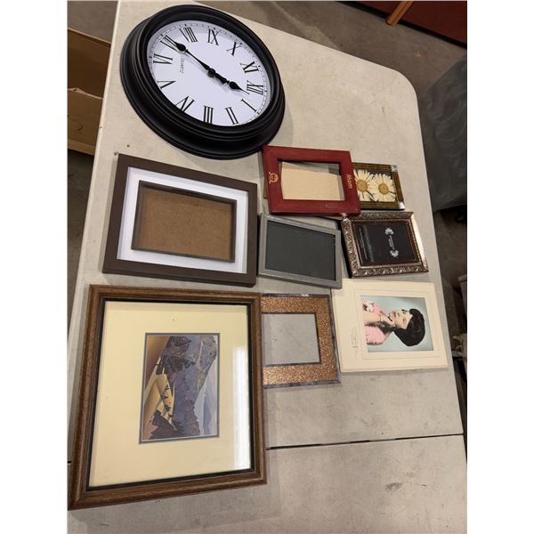 Frames and clock