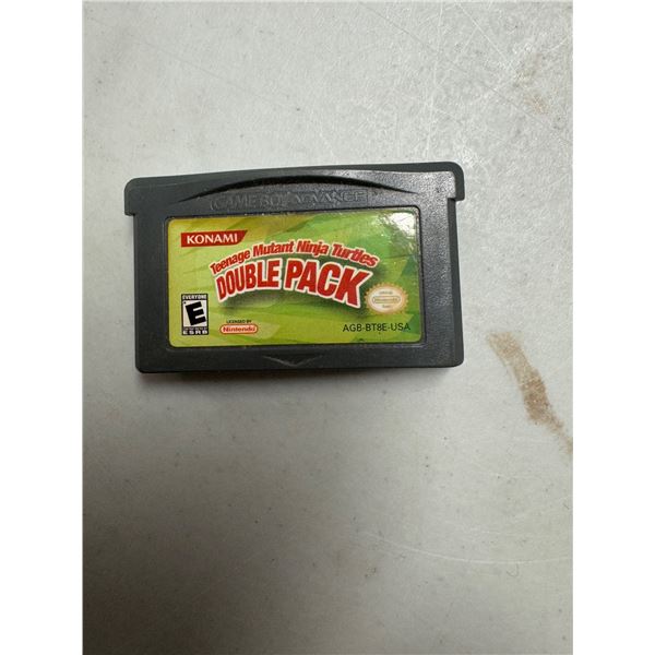 Game boy advanced Teenage Mutant Ninja Turtles double pack game