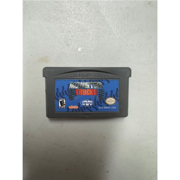 Game boy advanced monster trucks game