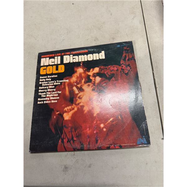 Neil Diamond gold record