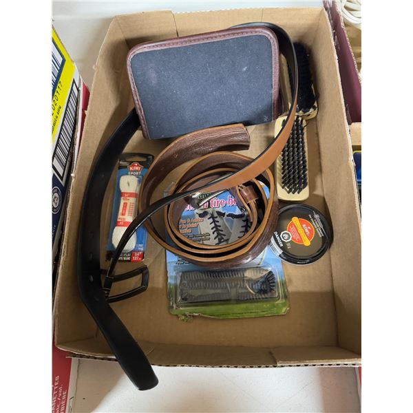 Belts and shoe care