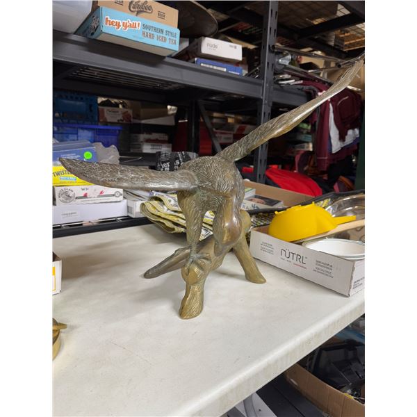 Large brass eagle