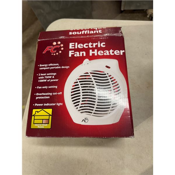 Electric fan heater