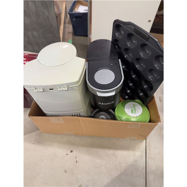Keurig, coffee maker and other kitchen items