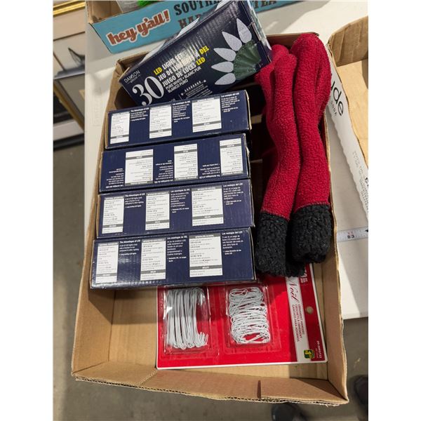 LED lights  mitts and hooks