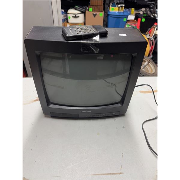 Mitsubishi TV with remote