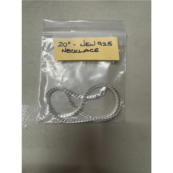 New 20 inch 925 necklace