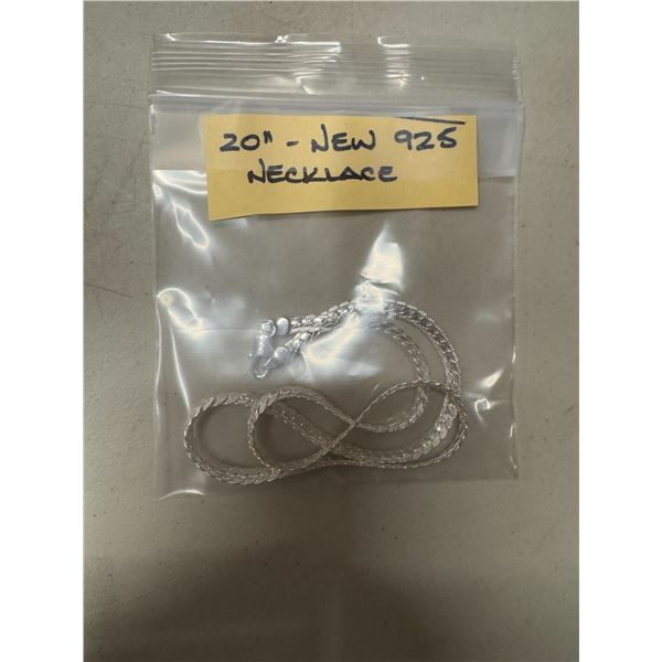 20 inch new 925 necklace