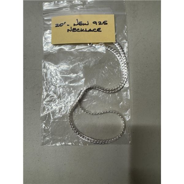 20 inch new 925 necklace