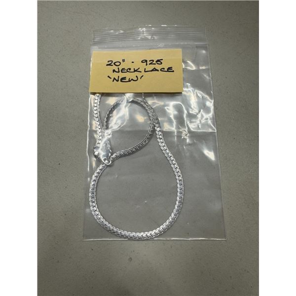 20 inch 925 necklace new