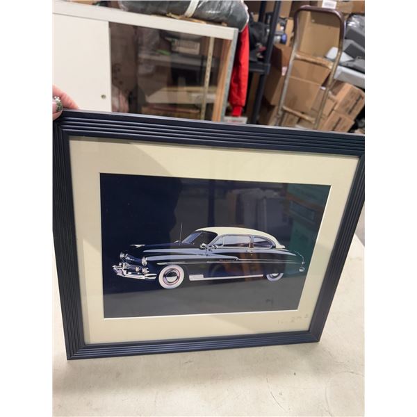 Framed car art