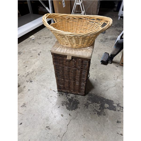 Laundry basket and another basket