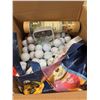 Image 1 : Box of golf balls, black widow cleats