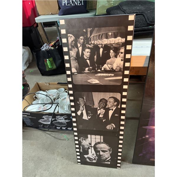 Film strip while hanging