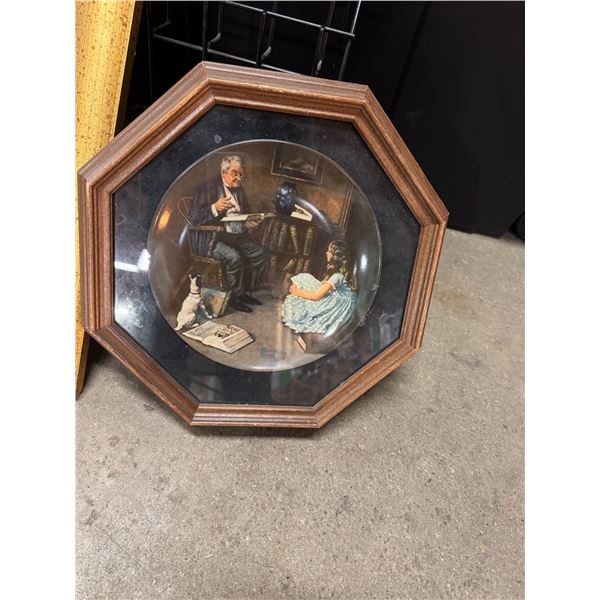 Norman Rockwell wall hanging collector plate