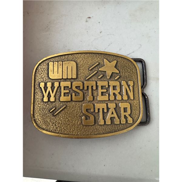 Western star belt buckle