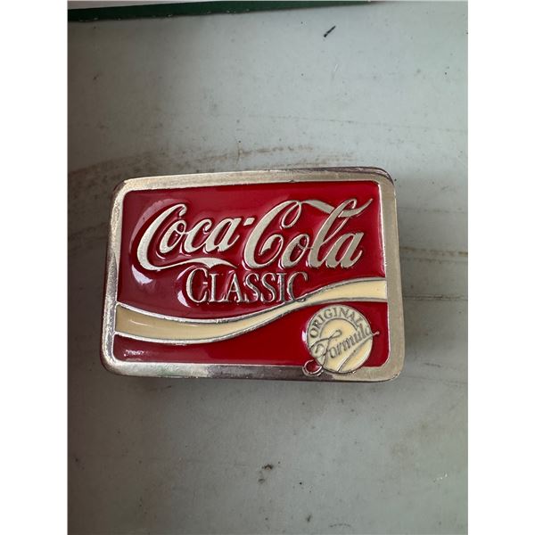 Coca-Cola classic belt buckle