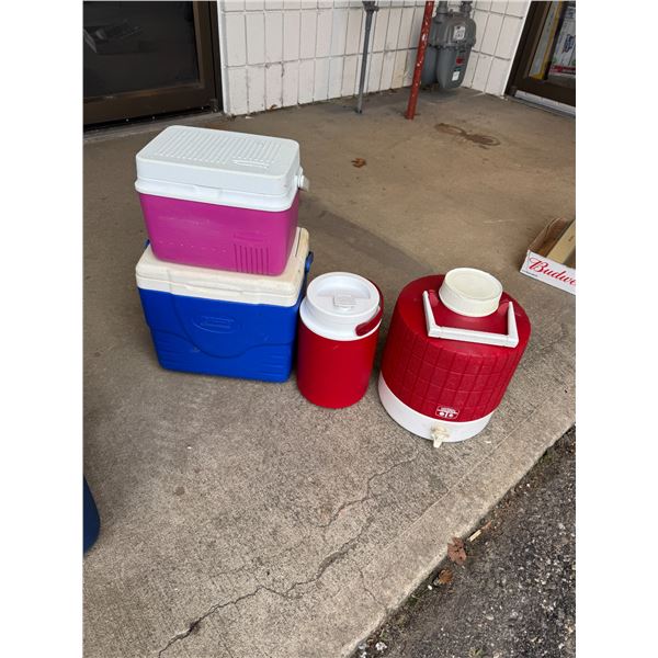 Assorted coolers