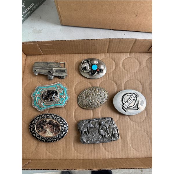 Lot of belt buckles