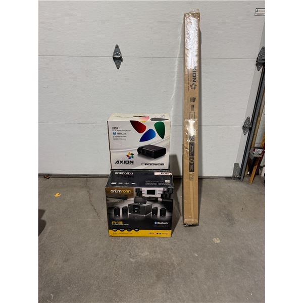 Home theater system, LED smart, projector, and projector screen