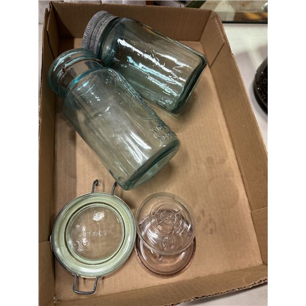 Glass canning jars