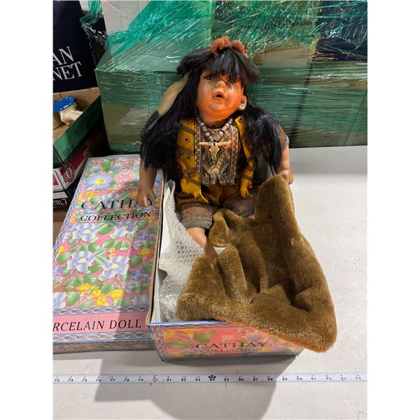 Cathay  Collection porcelain doll with certificate