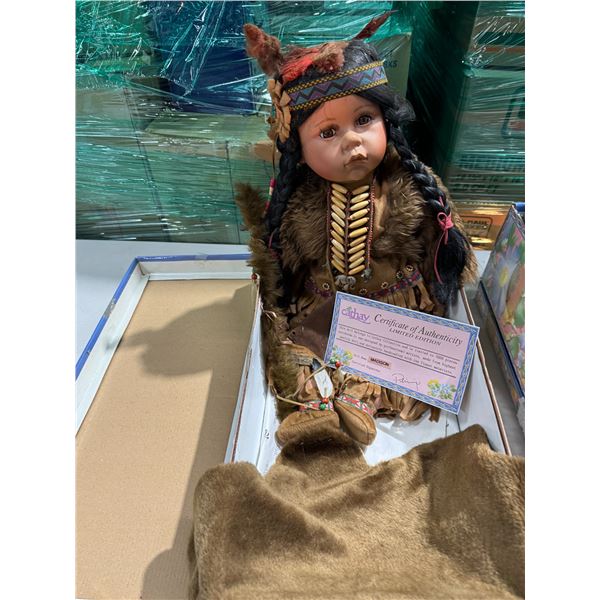 Cathay  Collection porcelain doll with certificate