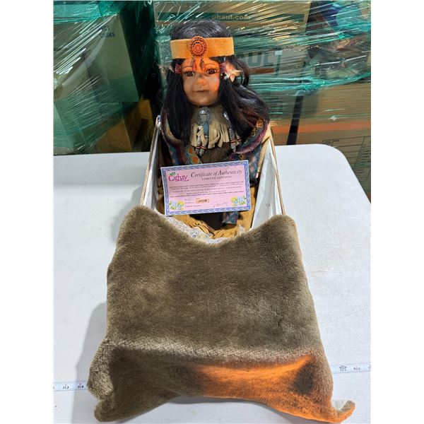 Cathay  Collection porcelain doll with certificate