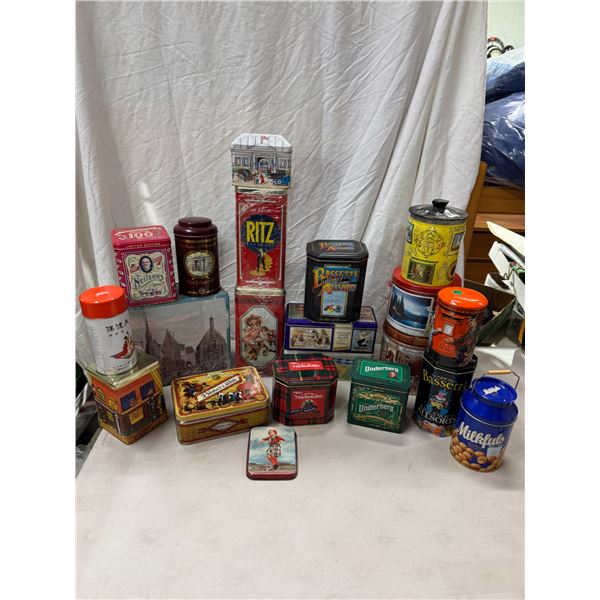 Collectible tins