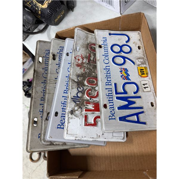 License plate plates