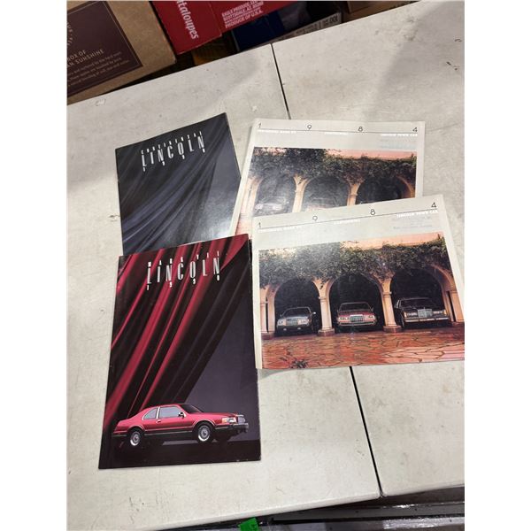 Lincoln Continental vehicle advertisements