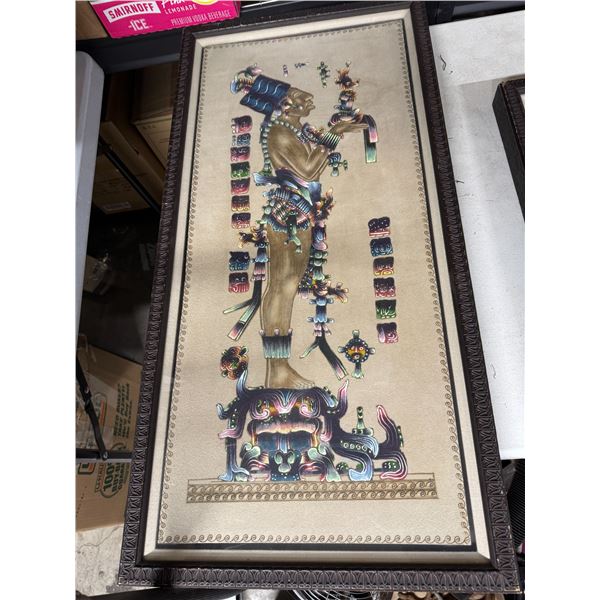 Painting of Mayan King