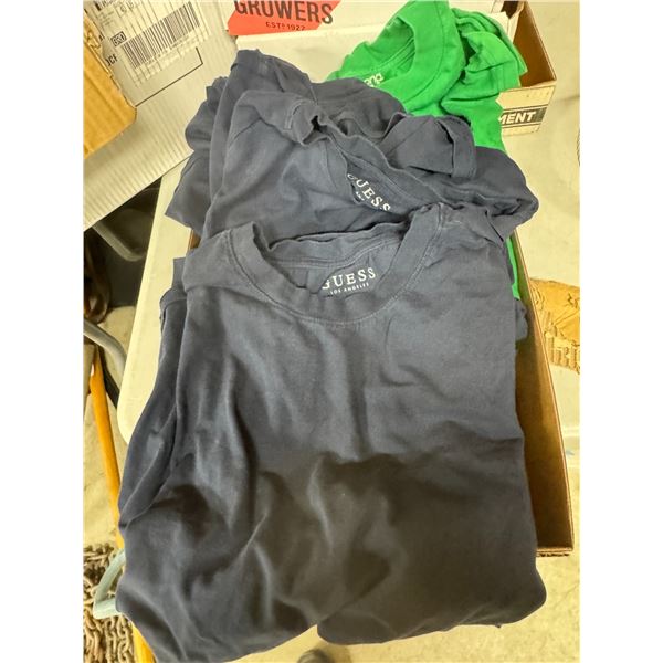 3 guess shirts 1 billabong large