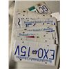 Image 1 : BC license plates flat